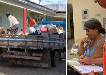Aimorés distribui donativos e agradece a população de Baixo Guandu