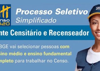 IBGE lança edital do recenseamento 2020 com vagas de trabalho para Baixo Guandu e Aimorés
