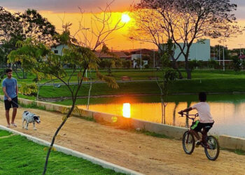 Parque da Lagoa: pistas serão asfaltadas e obras avançam para a reta final