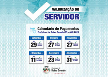 Pelo 94º mês consecutivo, Prefeitura de Baixo Guandu paga em dia salário dos servidores