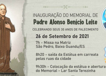 Maior líder religioso da história de Baixo Guandu, padre Alonso Leite ganha memorial no dia 26