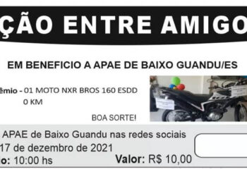 APAE sorteia moto 0 km para ajudar nas reformas que estão sendo feitas na instituição