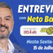 Ex-prefeito Neto Barros dá entrevista na Sintonia FM e deve confirmar pré-candidatura a deputado