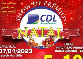 CDL promove show de prêmios no Natal, com moto 0km e vale compras no valor de R$ 10 mil