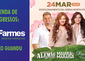Hoje tem Maiara&Maraisa e Alemão do Forró na Arena NorthStar, em Colatina