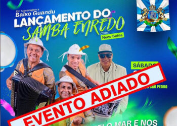 Apresentação do samba que homenageia Baixo Guandu no Carnaval deve acontecer em janeiro