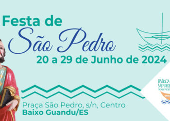 Festa de São Pedro em Baixo Guandu vai até sábado, com feriado e bingo de vários prêmios na área anexa à Matriz