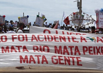 Atingidos da Samarco fazem nova manifestação neste domingo em Aimorés buscando reparação