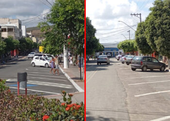 Ficou fácil estacionar em Baixo Guandu: cobrança no estacionamento esvazia vagas nas ruas do centro