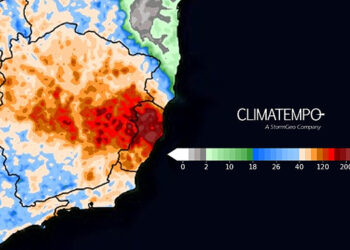 Alerta: Espírito Santo pode ter acumulados muito elevados de chuva nos próximos dias