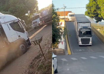 Interdição da ponte do Fontenelle para veículos pesados complica trânsito em Baixo Guandu