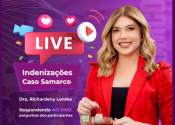 Advogada Richardeny faz live hoje e responde, ao vivo, dúvidas sobre as indenizações da Repactuação