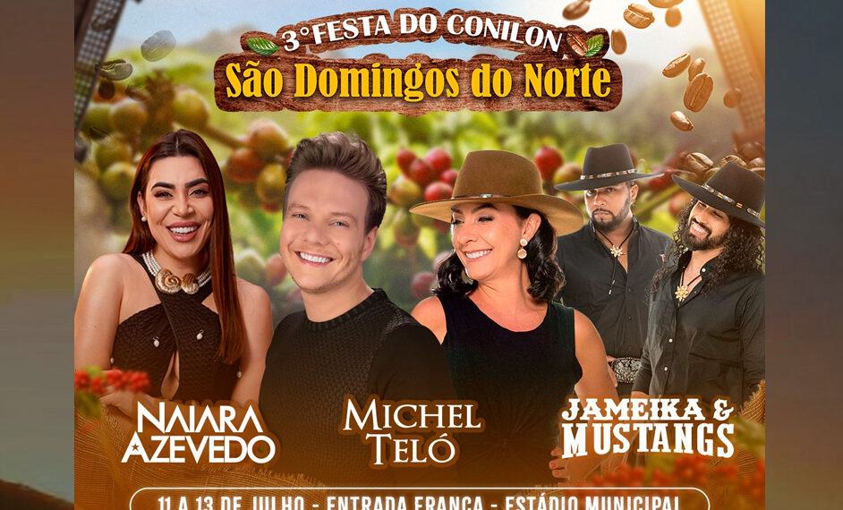 Festa do café conilon agita São Domingos do Norte em três dias de festa