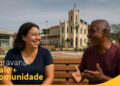 Vale + Comunidade está na Praça São Pedro, em Baixo Guandu, para dialogar com o público