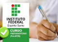 IFES 2026: curso preparatório abre vagas para alunos de Baixo Guandu e região