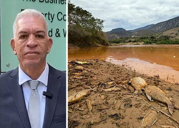 Lastênio em Londres: a população foi duramente impactada pela lama no rio Doce