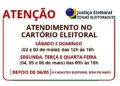 Eleição/2026: Cartório Eleitoral faz plantão em Baixo Guandu sábado e domingo