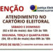 Eleição/2026: Cartório Eleitoral faz plantão em Baixo Guandu sábado e domingo
