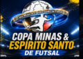Futsal movimenta Baixo Guandu no domingo, com jogos pela Copa Minas & Espírito Santo