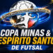 Futsal movimenta Baixo Guandu no domingo, com jogos pela Copa Minas & Espírito Santo