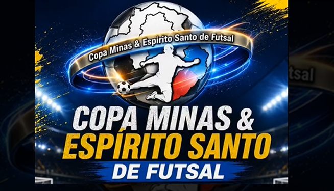 Futsal movimenta Baixo Guandu no domingo, com jogos pela Copa Minas & Espírito Santo