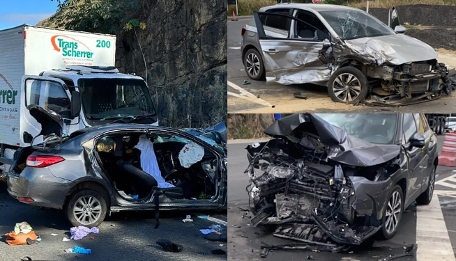 Graves acidentes marcam a semana na BR 259 entre Colatina e Baixo Guandu