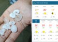 Chuva de granizo antecipa o que vem por aí: forte onda de frio até o final de semana