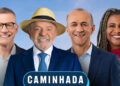 “Time do Lula” faz caminhada nesta quarta-feira no centro de Baixo Guandu